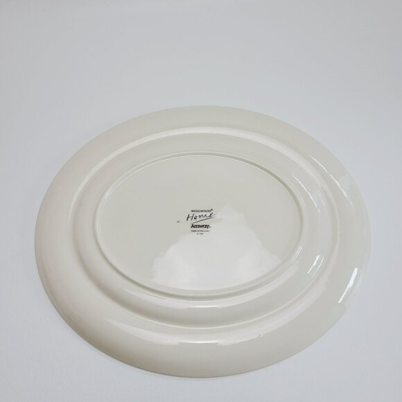 Wedgwood Amway Pears & Berries 14" Oval Serving Platter Beige Fruit & Floral - Picture 5 of 7